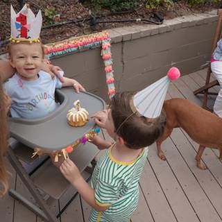 Birthday Joy on the Deck