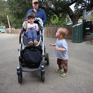 Family Day at the Theme Park Playground