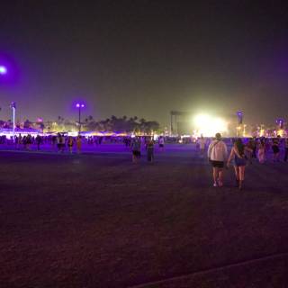 Under the Purple Sky: A Night at Coachella 2024