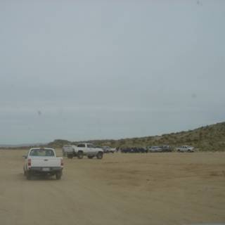 Parked Vehicles in the Desert