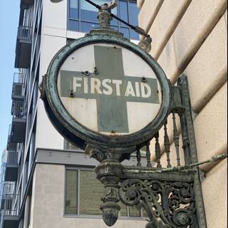 First Aid Sign at the Bill Graham Civic Auditorium