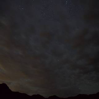 Starry Night Sky in the Desert