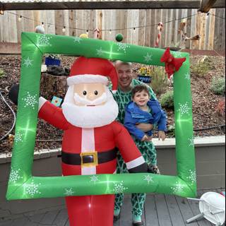 Festive Backyard Portrait