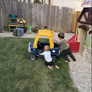 Little Adventurers in the Backyard