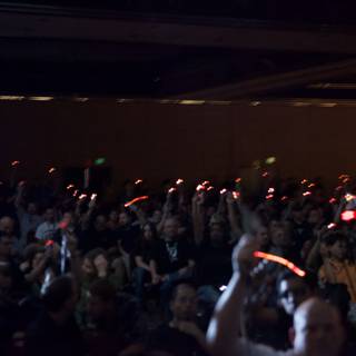 Cell Phone Lights at the DefCon 17 Concert