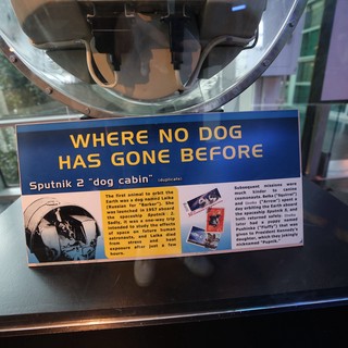 Sputnik 2 Dog Cabin Exhibit - Space Exploration History
