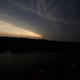 Stormy Sunset over Austin