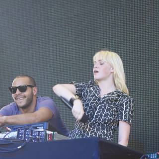 DJ Mehdi and His Music Partner on Coachella Stage