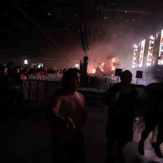Crowd Surfers Rush Through Wobbleland Festival Pit