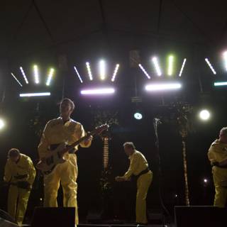 Yellow-Suited Band Takes Coachella Stage