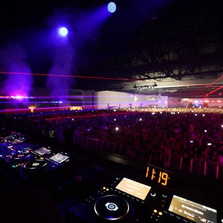 DJ Overlooking Massive Crowd at Wobbleland 2026