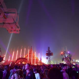 Festival Lights Illuminate the Night Sky
