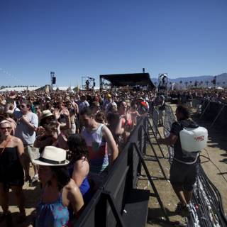 Vibrant Crowd at Coachella Music Festival