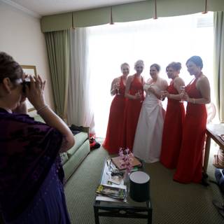 Bridesmaid Photoshoot in the Hotel Room