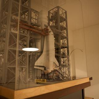 Space Shuttle Model on Display