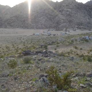 Majestic Mountain in Desert Wilderness