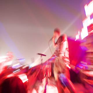 Blurred Performer at Coachella Concert