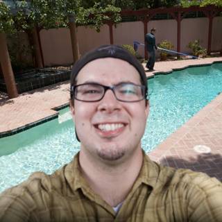 Selfie by the Pool