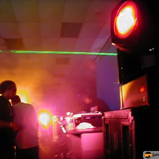 Nightclub Performance with Laser Lights