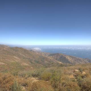 A Serene View of the Ocean from Gaviota Peak