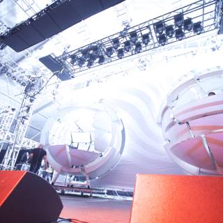 Speaker Sphere on Coachella Stage