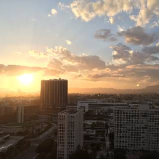 Sunset Splendor over Los Angeles