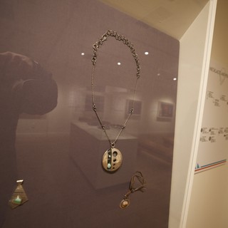 Historic Jewelry Display in Museum Case