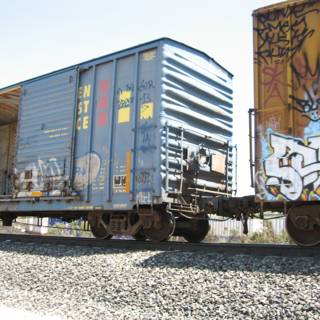 Graffiti on a Real Train