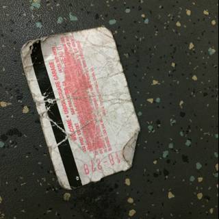 Abandoned Ticket on the Road