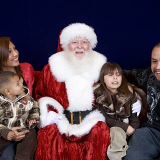 Smiling Faces with Santa Claus