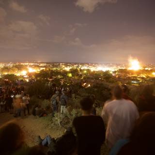 City Lights and Flare: Fireworks at Santa Fe Fiestas 2011