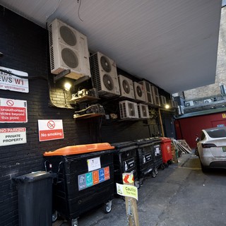 Urban Alleyway Service Area in Westminster, London