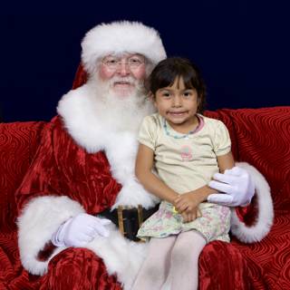 A Sweet Moment with Santa