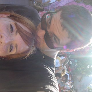 Friends Sharing a Sunny Summer Festival Selfie