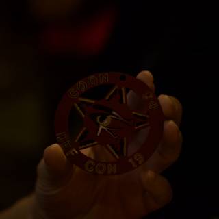 Red Star Symbol Ornament