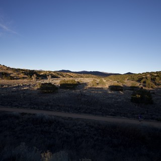 Desert Landscape at Dusk Near Santa Fe