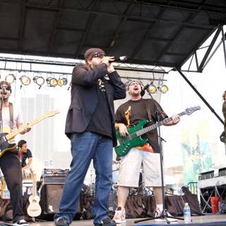 Ozomatli Band Performs on Stage