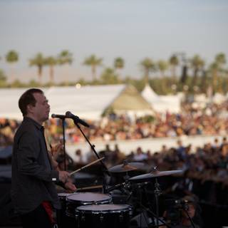 Drumming up a storm at Coachella