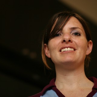 Candid Portrait of a Smiling Young Woman