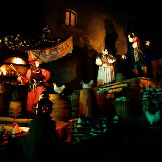 Whimsical Costumed Gathering at Disneyland