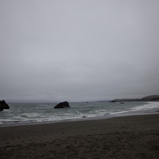 Moody Overcast Cove on the Northern California Coast
