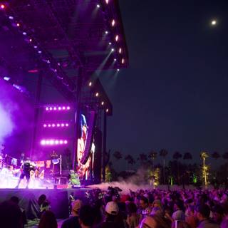Electric Vibes Under the Coachella Moonlight