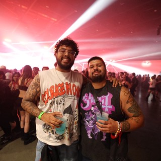 Two Friends Smiling at Wobbleland Music Festival 2026