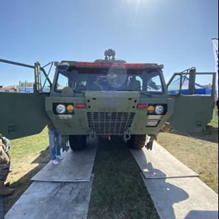 Military Vehicle at Marina Green