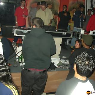 DJ rocks the club with a crowd of 18