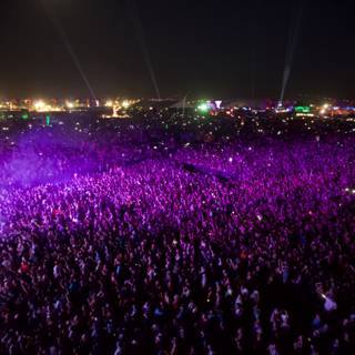 Night Sky Lights Up at Coachella Music Festival