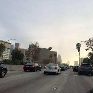 Rush Hour on the LA Freeway
