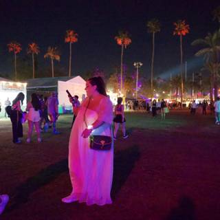 Elegance Under the Palms: Coachella 2024 by Night