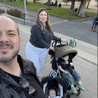 Family Stroll at the Music Concourse