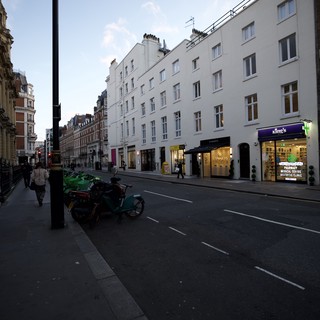Early Morning Street Scene in Central London